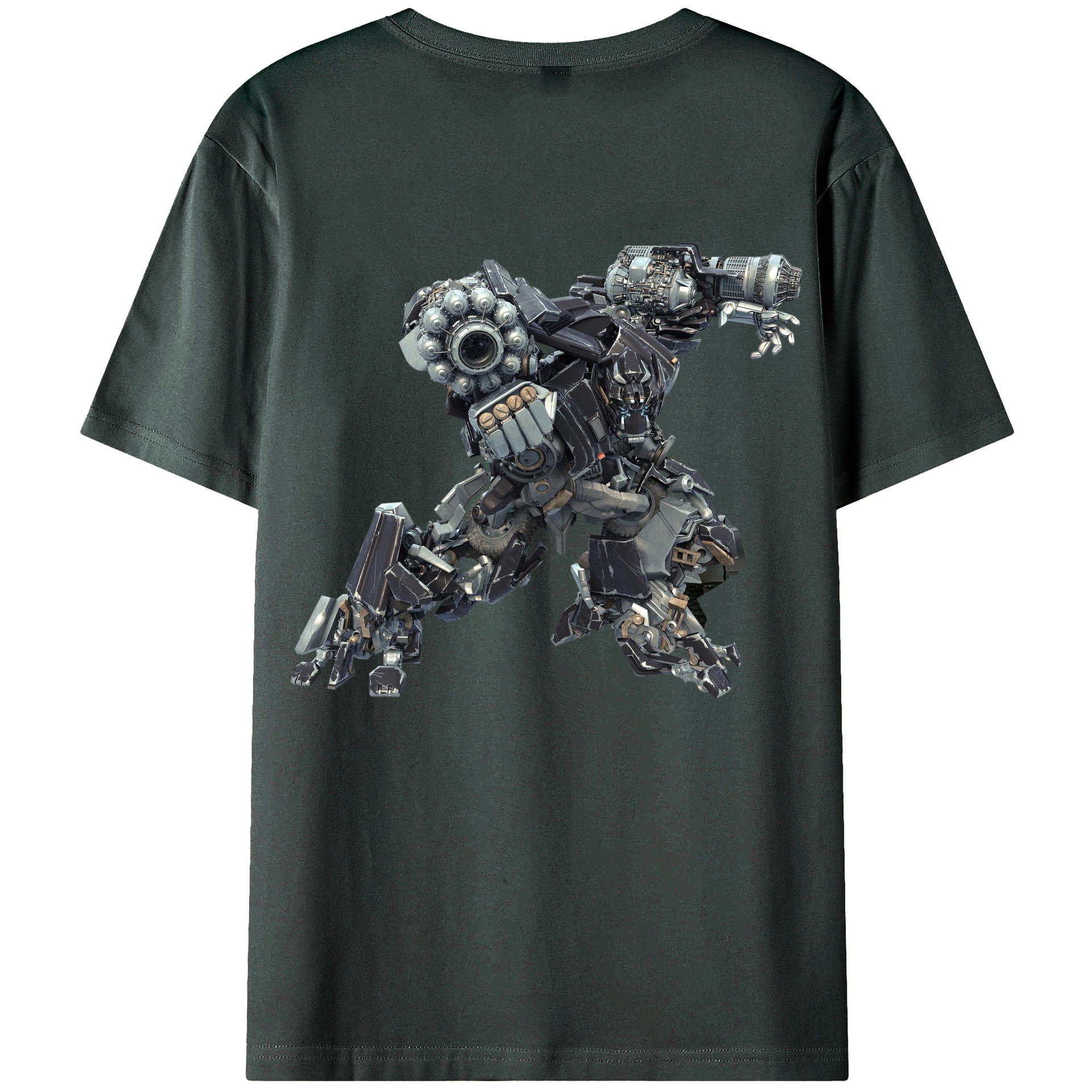（画像用）  綿100％ メンズ半袖Tシャツ（バックプリント） 通気性